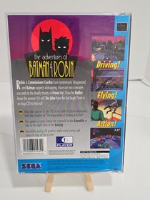 Adventures of Batman & Robin (Sega CD 1995) CIB Complete + Manual & Reg Card VGC