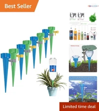 24 Pack Self Watering Spikes Plastic Outdoor Indoor Adjustable Plants Waterer