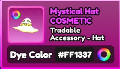 World Zero WZ - COSMETICS - #FF1337 (RGB) - ACCESSORY - HAT