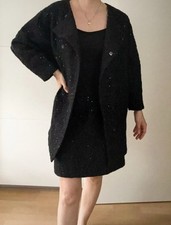MEXX Vintage Zweiteiler Damen XS/S Schwarz Gl...