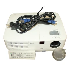 NEC NP215 DLP Projector with Remote and Cables 