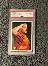 NIKOLAI VOLKOFF SIGNED 2012 TOPPS HERITAGE WRESTLING CARD SLAB PSA/DNA84740841