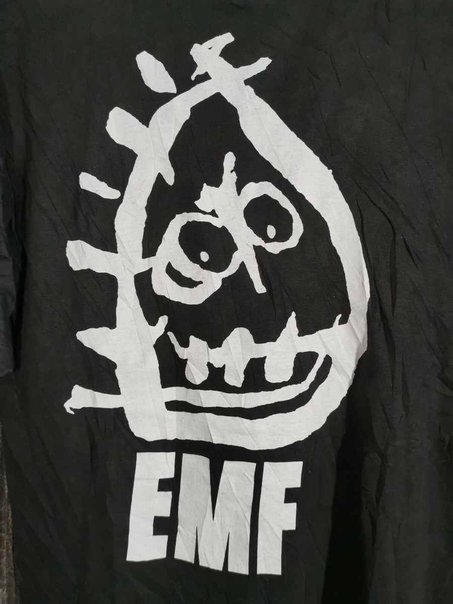 VINTAGE 1990's EMF JAPAN PROMO ROCK BAND T SHIRT L | eBay