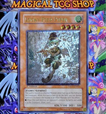 Yugioh Lucky Pied Piper TAEV-EN021 1st Edition Ultimate Rare