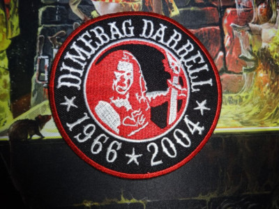 Pantera Dimebag Darrell Tribute Patch Shape Crowbar Exhorder Prong Slayer xx