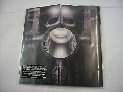 EMERSON LAKE & PALMER - BRAIN SALAD SURGERY - 7'' CLEAR VINYL NEU 2017 RSD