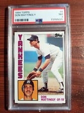 1984 Topps #8 Don Mattingly RC PSA 7