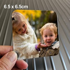 Personalised Fridge Magnet – Custom Photo, Logo & Text | Glossy Rectangle Gift