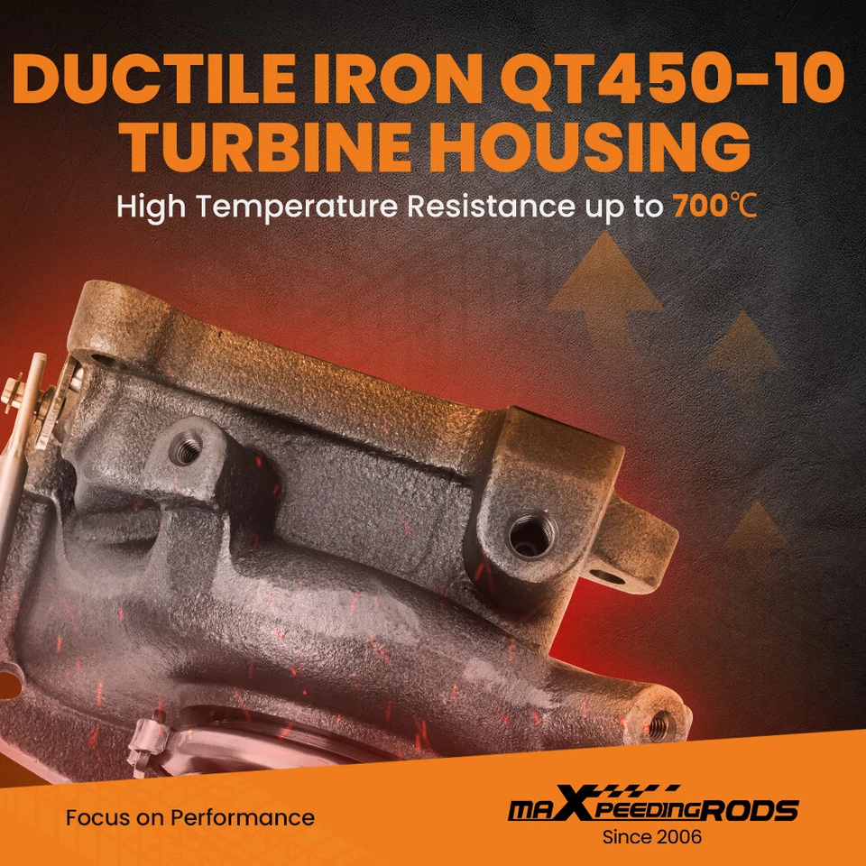 Turbo Charger For Mazda CX-7 CX7 2.3L Turbocharge 2007 2008 2009 2010 K0422-582 - Image 2 of 4