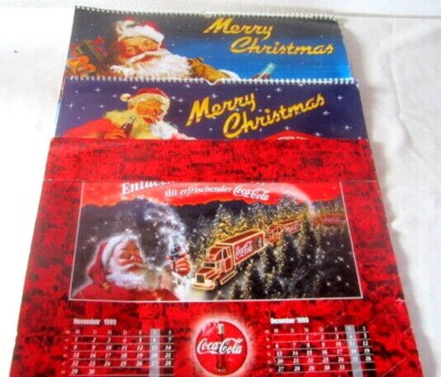 Coca Cola Kalender  1993, 1994, 2000  46 x 33 cm