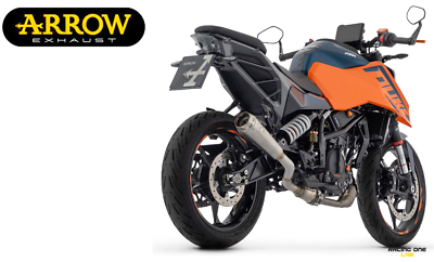 EXHAUST MUFFLER SILENCER ARROW PRO-RACE STEEL FOR KTM DUKE 125