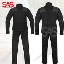 Inspired by Mandalorian 3-Piece Black Bounty Hunter Flight Suit Cosplay, Officia