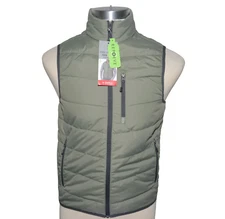 Free Country Men's Super Light Poly Maple Creek Puffer Vest Vine Size X-Small