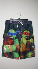 Teenage Mutant Ninja Turtles TMNT Boys Swim Trunks Shorts Boys Size Large 14/16