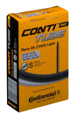 CONTINENTAL Race28 700x20/25c 80mm Presta Valve Inner Tube Sold Per Piece) I.77574886 - Foto 1