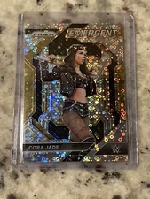 2024 Panini WWE Prizm Cora Jade Emergent Disco Parallel Insert Card No. 17 NXT