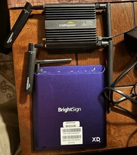 Brightsign xd4   and.         Cradlepoint IBR600C-150M-D