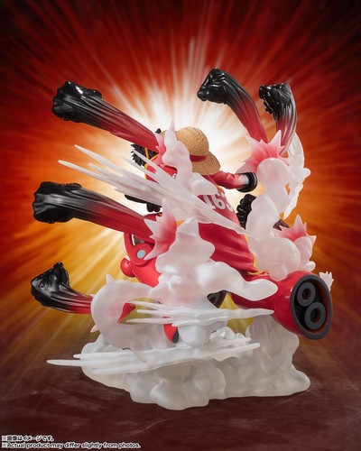 One Piece Rufy Hawk Gatling 7,3 pollici figura anime statua PVC Figuarts Zero Bandai - Foto 5 di 6