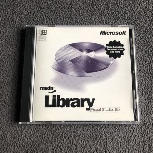 Microsoft MSDN Developer Network Library for Visual Studio 6.0 2 CD Set
