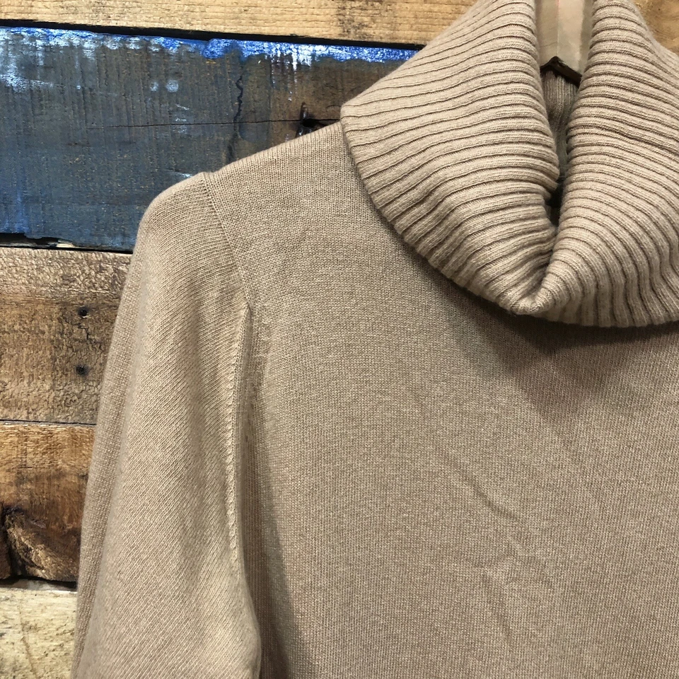 Suéter Berk of Burlington Arcade Ballantyne Cachemira Beige Cuello Alto Para Mujer’s Foto 4 de 4