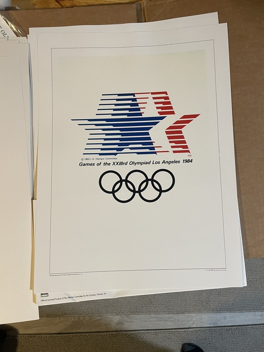 Olympic Games Portfolio 1896-1996 (24) Posters Memorabilia