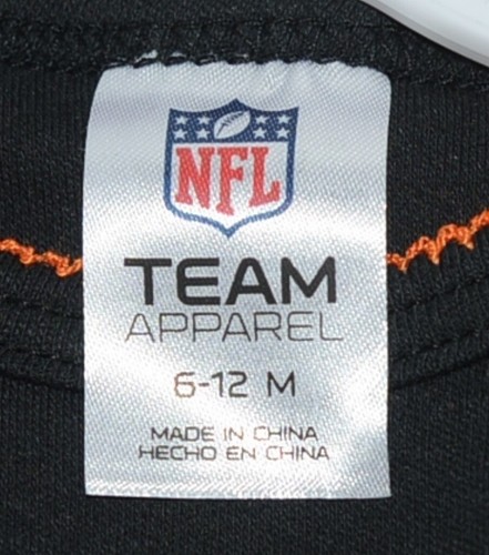 NFL Team Apparel Licensed Cincinnati Bengals 3 Pack 0 3 To 6 12 Month One Piece - Imagen 8 de 12