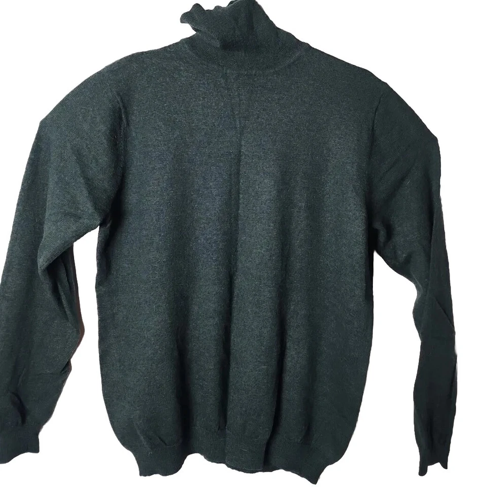 Camisa Eddie Bauer Hombre Grande XL Alta Verde Manga Larga Cuello Alto  Foto 2 de 4