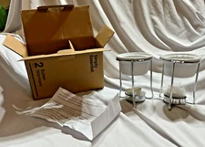 New in Box Simply Essential Butter Warmers Tea Light included as well as Papers