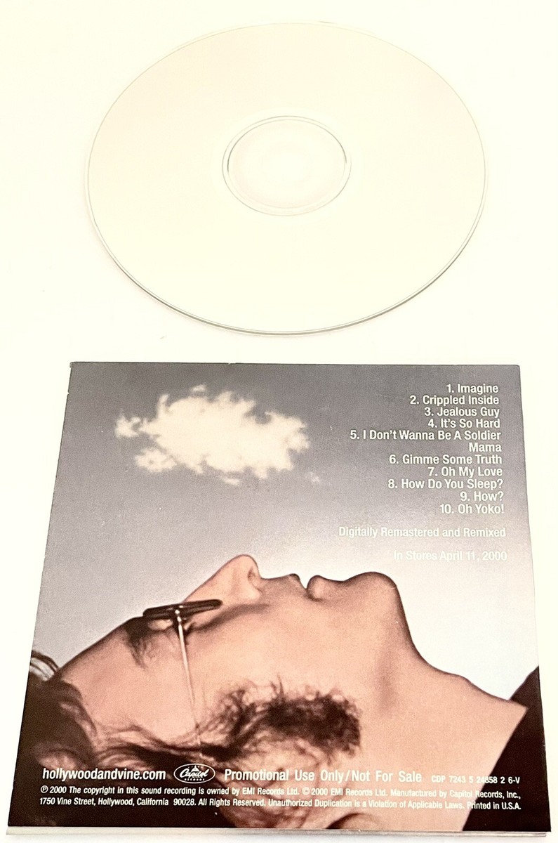 John Lennon, Imagine, Promo, Remastered, Reissue, CD, 2000