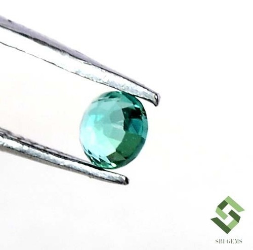 Certified Natural Emerald Round Cut 3.50 mm 0.17 CTS Unheated Loose Gemstone - Picture 5 of 6