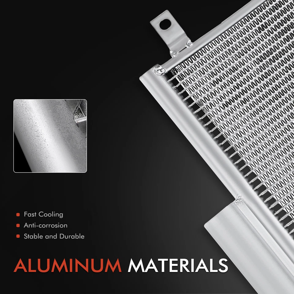 Condensador AC com receptor secador e suporte para Mazda CX-9 2016-2022 L4 2,5L - Imagem 2 de 4