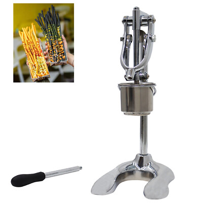 New 11.8inL Stainless Steel Manual Long French Fries Squeezer U-shaped Base