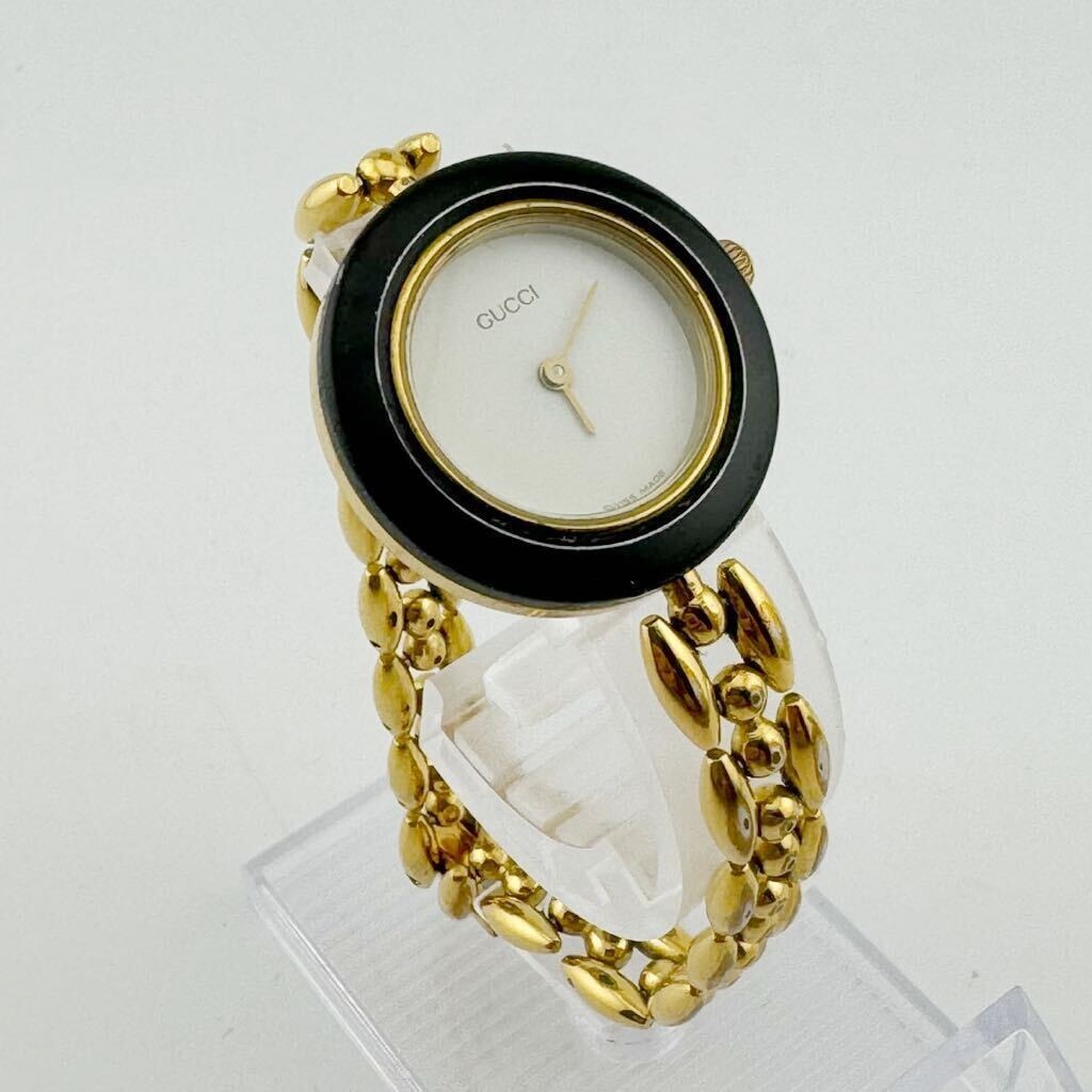 時計 GUCCI SEIKO TECHNOS LONGINE 8junk Watch Exc+5] GUCCI 11/12 Change Bezel Watch White Dial metal Green Used