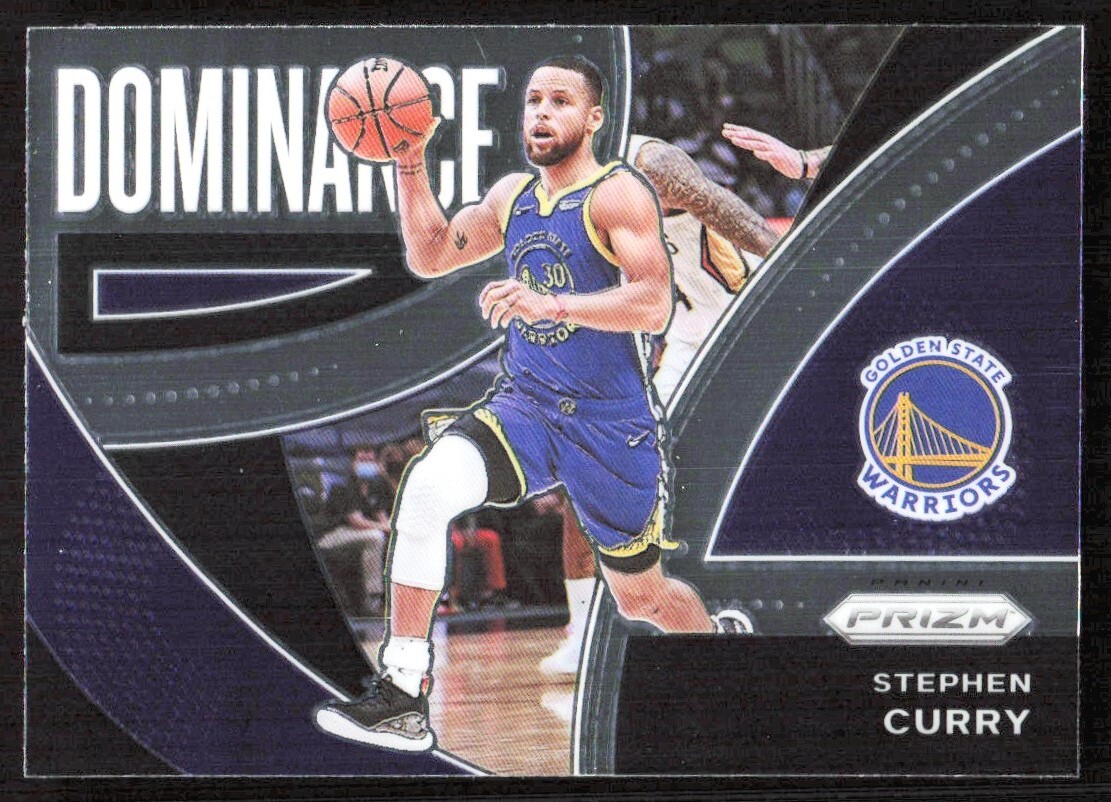 2021-22 3627A Panini Prizm DOMINANCE Stephen Curry Golden State Warriors #14