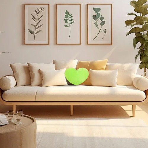 Small Heart Shaped Pillow Super Soft Plush Throw Pillow PP Cotton Pillow - Picture 8 of 14