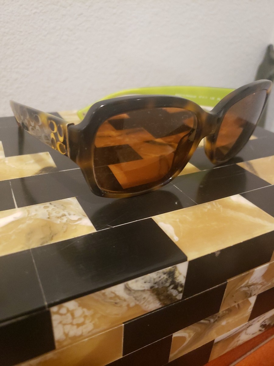 COACH sunglasses コーチサングラス Coach Sunglasses Frames and Case Emma Tortoise Green Frame C
