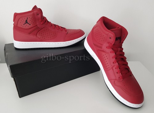 Nike Air Jordan Access Black Gym Red White Size 44 Red Black AR3762 600 |  eBay