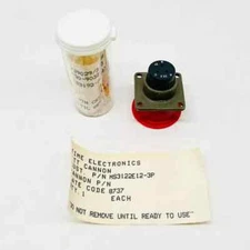 ITT Cannon MS3122E12-3P Circular Mil Spec Connector, 3 Position with Contact Pin