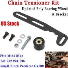 For Predator 212cc GX200 224 236 Small Block Mini Bike Chain Tensioner Kit Steel