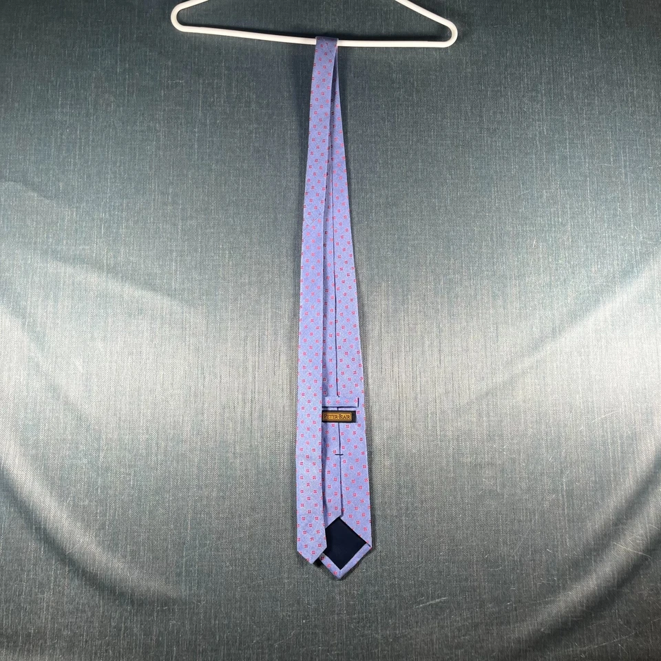 Corbata de cuello Peter-Blair para hombre azul estampado floral seda diseñador ajustable negocios Foto 2 de 4