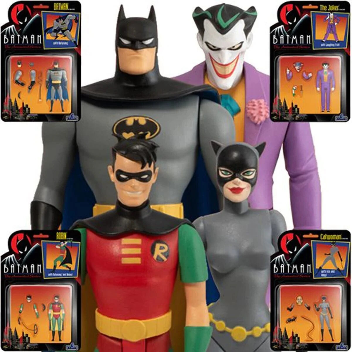 Mezco Toyz 5 Points Batman: The Animated Series Deluxe Set of 4