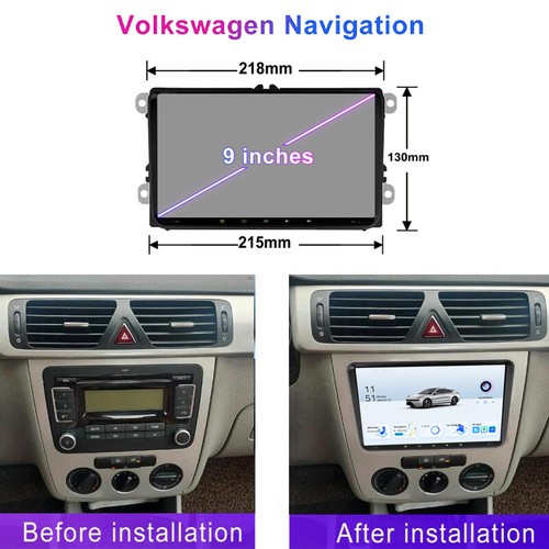 9'' For VW Bora 2006-2015 Car Radio Stereo Head Unit CarPlay Android Auto GPS BT - Picture 3 of 20