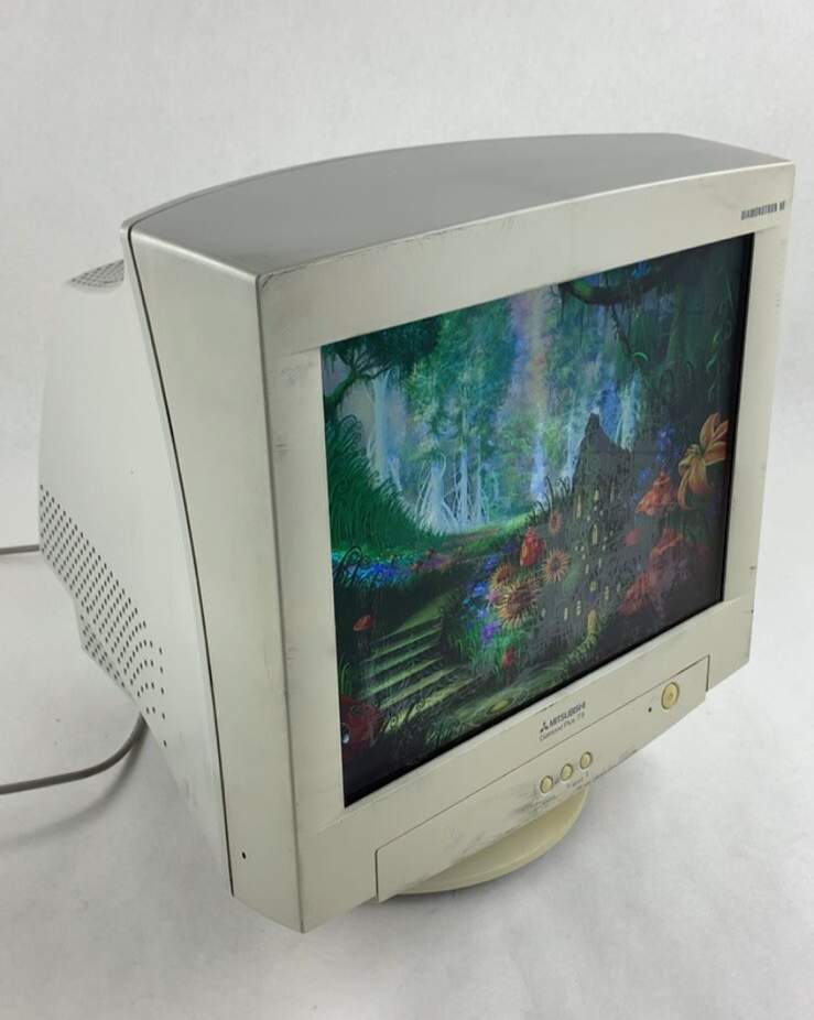 MITSUBISHI Diamondtron 19インチ モニター Mitsubishi Diamondtron Diamond Plus 73 CRT VGA Computer