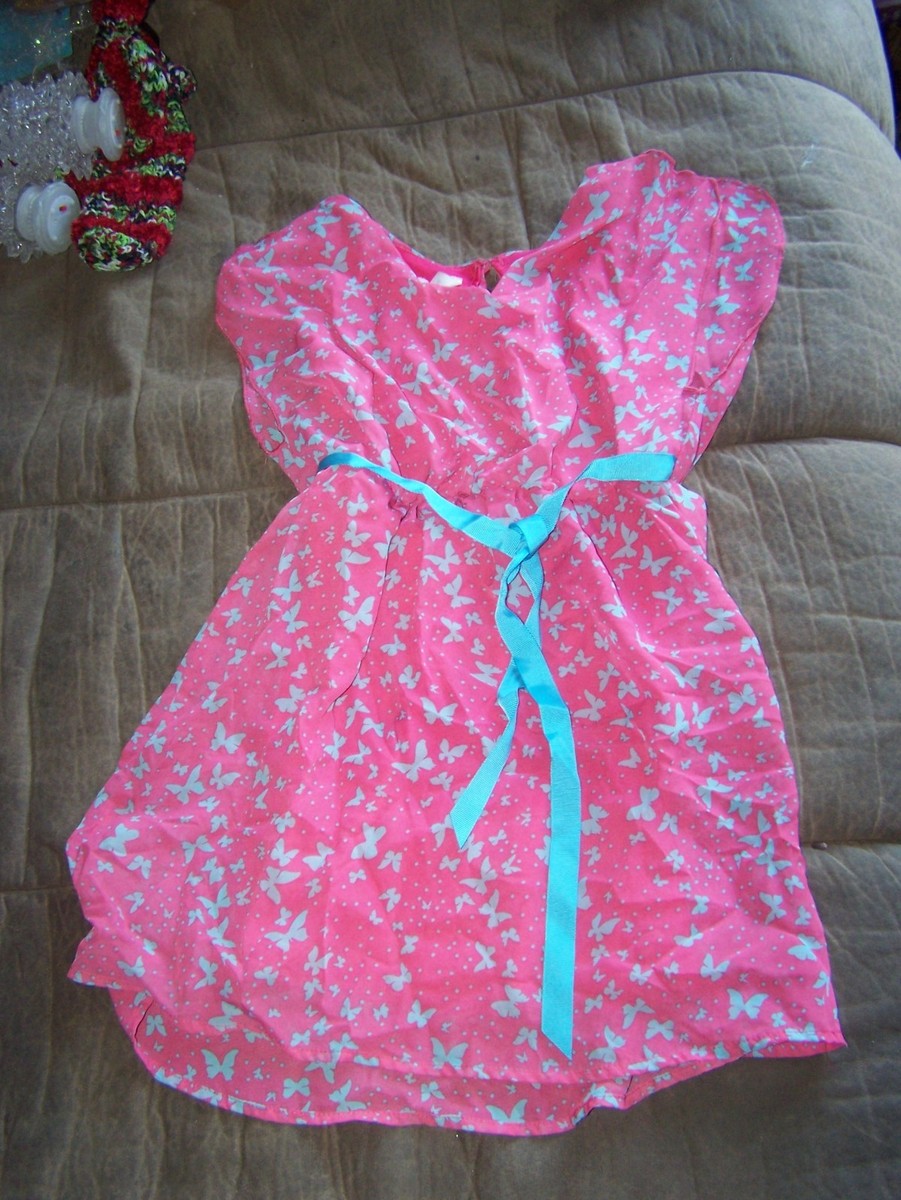 Young Ladies Route 66 Butterfly Dress Size 6/6X In EXCELLENT Shape Double  Layer | eBay