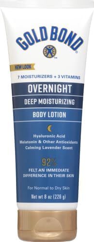 Gold Bond Ultimate Overnight Deep Moisturizing Lotion, 8 Oz Tube Free Shipping - Picture 2 of 12
