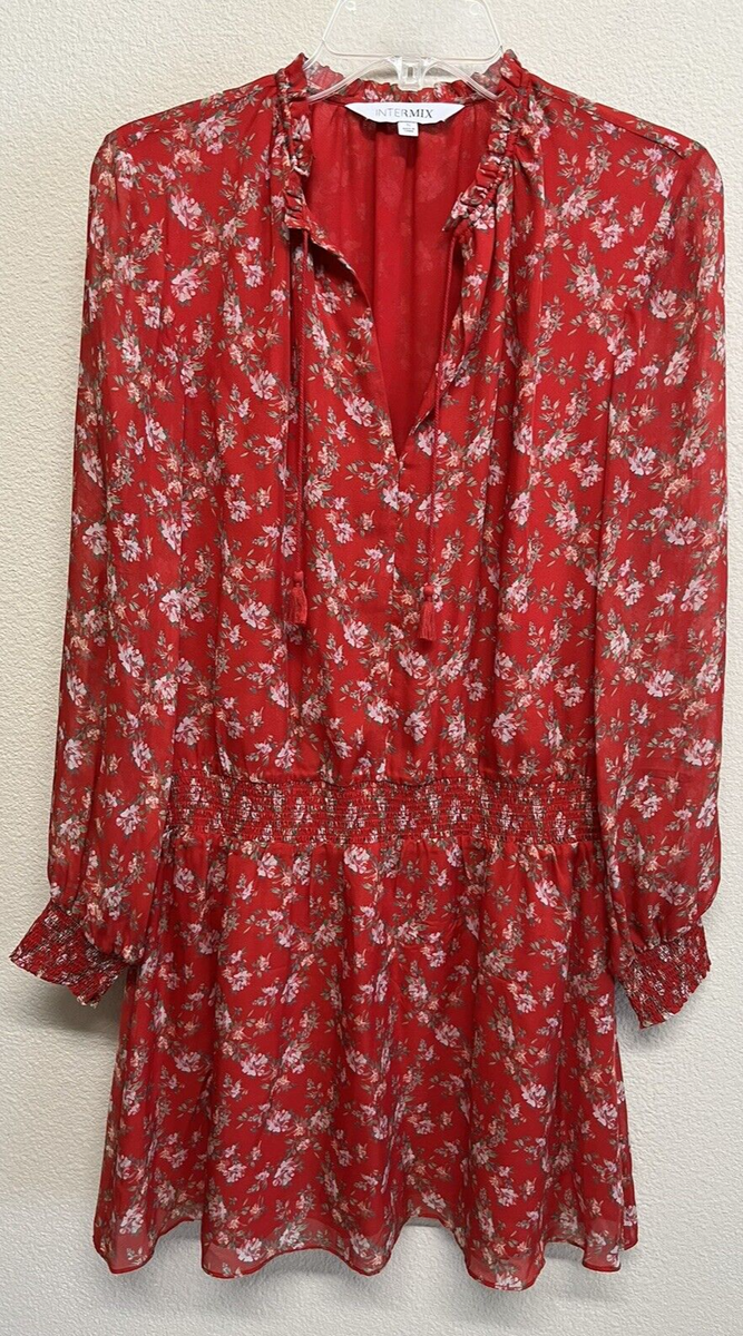 open lace back dress Red Linen Blend Bustier Maxi Dress - Romantic Dresses main image 1