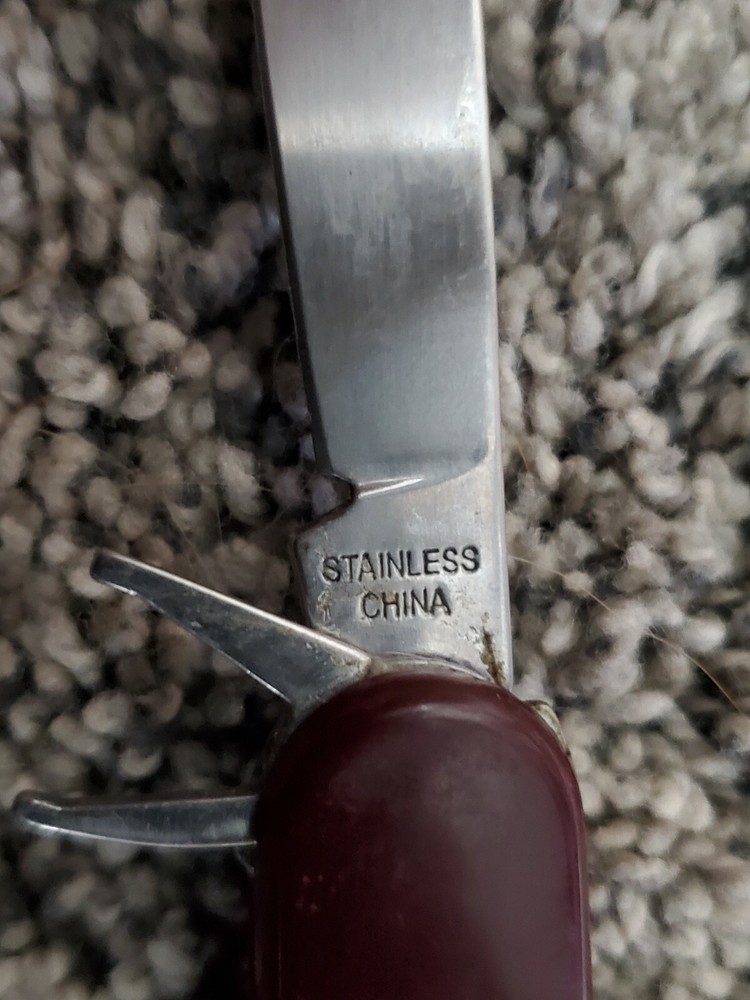 6-in-1 Multi-Tool Knife with Camping Fork and Bottle Opener Made in China