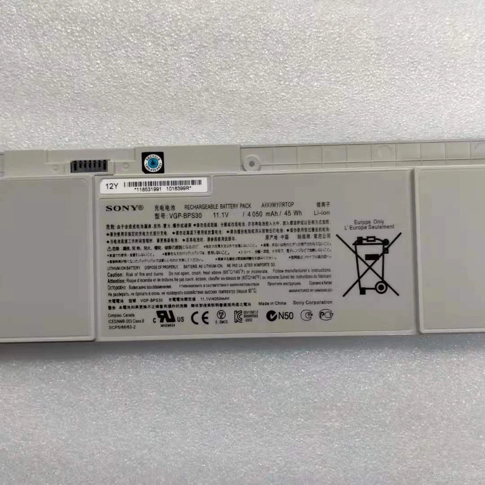 Batería Original VGP-BPS30 BPS30 Para SONY SVT11 SVT13 T11 T13 SVT131 SVT131A11T  Foto 2 de 3