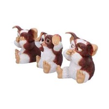 Three Wise Gizmo Gremlins Figurines  Set of 3 See No Speak no figures New Boxed
