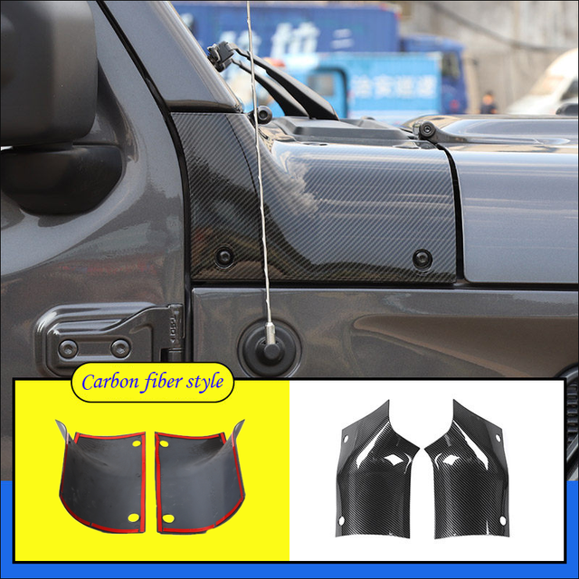 For 20182020 Jeep Wrangler/Gladiator JL JT Side Hood Body Armor Cowl Cover Trim eBay